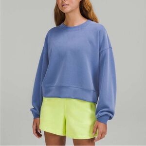 Lululemon Perfectly Oversized
Cropped Crew Softstreme Water Drop